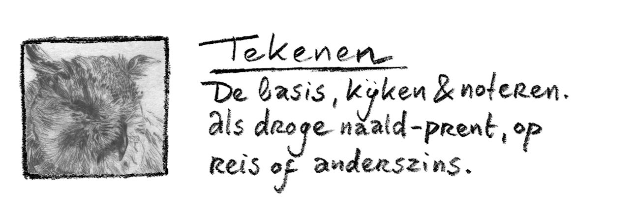 Menu Tekenen